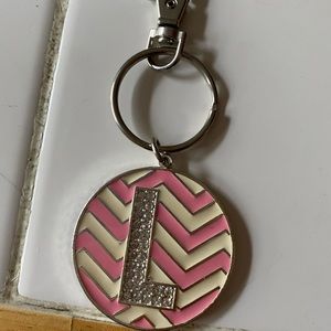 Keychain with Initial L brand new no tag